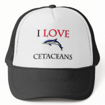 I Love Cetaceans hats