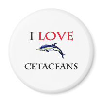 I Love Cetaceans magnets