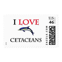 I Love Cetaceans postage