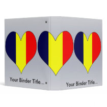 I Love Chad 3 Ring Binder