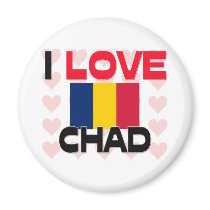 I Love Chad magnets by tshirtshirts I Love Chad magnets
