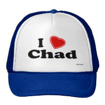 I Love Chad Mesh Hats