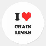 I love Chain Links Stickers