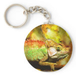 i love chameleons Digital art keychains
