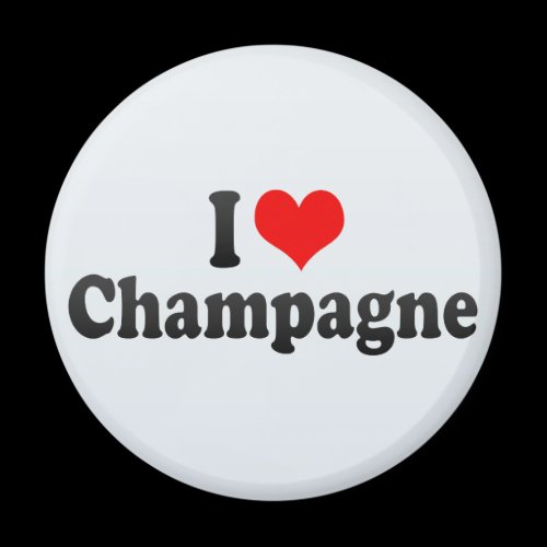 I Love Champagne Magnets