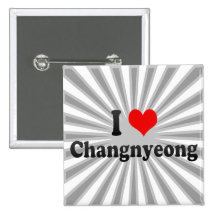 I Love Changnyeong, Korea Button