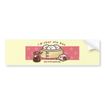 i love char siu bao bumper sticker