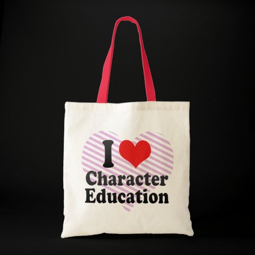 I Love Character Education Bag