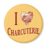 I Love Charcuterie magnets