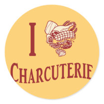 I Love Charcuterie stickers by trendyteeshirts I Love Charcuterie stickers