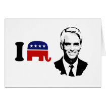 I Love Charlie Crist Card
