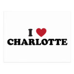I Love Charlotte North Carolina Postcards