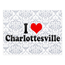I Love Charlottesville, United States postcards