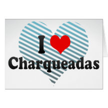 I Love Charqueadas, Brazil Card