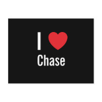 I love Chase postcards