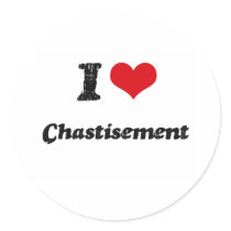 I love Chastisement Stickers