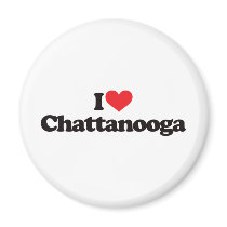 I Love Chattanooga magnets by visualnewbie I Love Chattanooga magnets