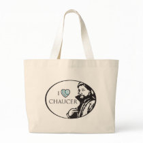 I Love Chaucer Tote Bag by SymposiumGBI I Love Chaucer Tote Bag