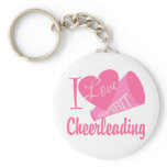 I Love Cheerleading Keychain