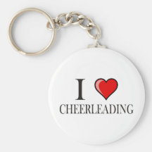 I love cheerleading keychains