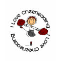 I Love Cheerleading Stick Figure Cheerleader t-shirts by stickfiguretown I Love Cheerleading Stick Figure Cheerleader t-shirts