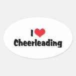 I Love Cheerleading Stickers