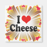 I Love Cheese Fridge Magnets