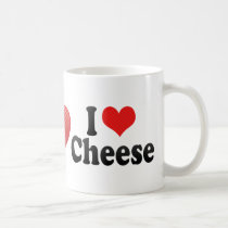 I Love Cheese mugs