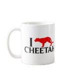 I Love Cheetah mugs