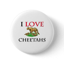 I Love Cheetahs buttons