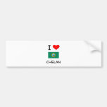 I Love Chelan Washington Bumper Sticker