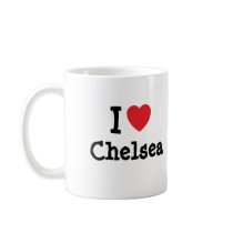 I love Chelsea heart T-Shirt mugs