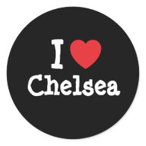 I love Chelsea heart T-Shirt stickers