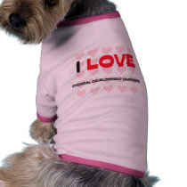 I LOVE CHEMICAL DEVELOPMENT ENGINEERS pet clothing by professions I LOVE CHEMICAL DEVELOPMENT ENGINEERS pet clothing
