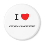 I Love CHEMICAL ENGINEERING Magnet