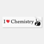 I Love Chemistry Bumper Sticker