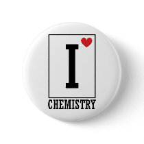 I Love Chemistry buttons