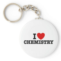 I Love Chemistry Keychains