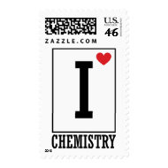 I Love Chemistry stamp