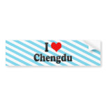 I Love Chengdu, China Bumper Stickers