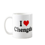 I Love Chengdu, China mugs