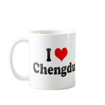 I Love Chengdu, China Mugs
