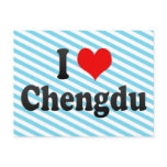 I Love Chengdu, China Postcards