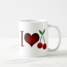 I Love Cherries Mug