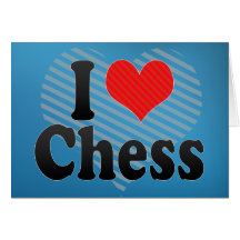 I Love Chess Card