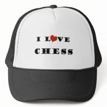 I Love Chess hats