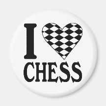 I Love Chess Magnet