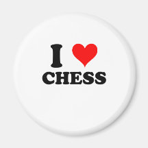 I Love Chess Magnet