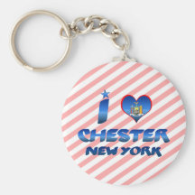 I love Chester, New York Keychain