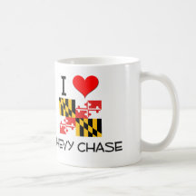 I Love Chevy Chase Maryland Mugs